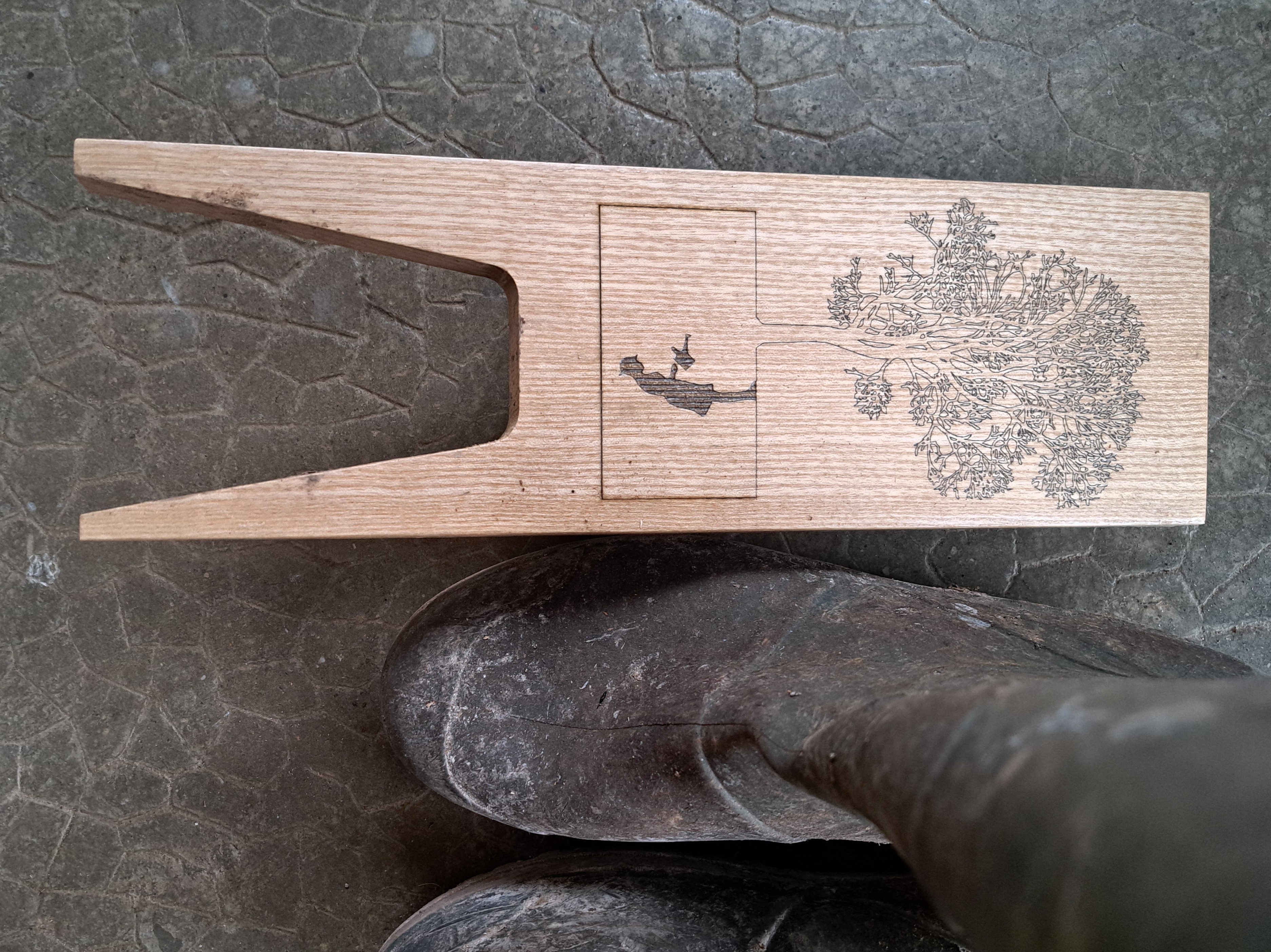 Tire-botte en bois